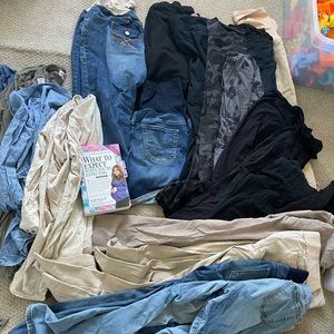 Lot of maternity clothes